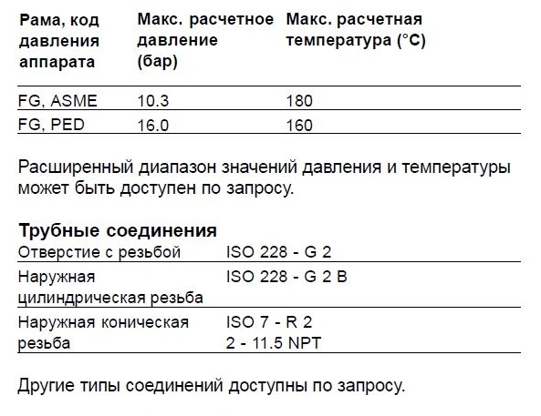 Теплообменник T5-MFG, T5-BFG