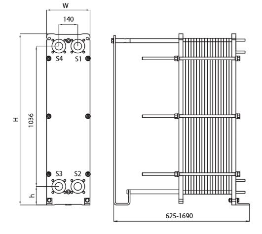 Теплообменник Alfa Laval TL6-BFG, TL6-BFD